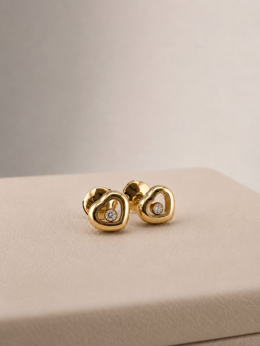 Пусеты Chopard Happy Hearts