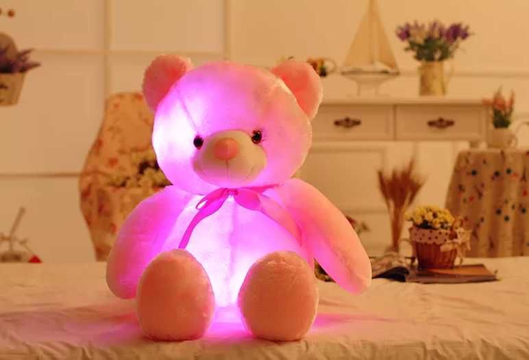 Плюшено Мече 50 cm LED