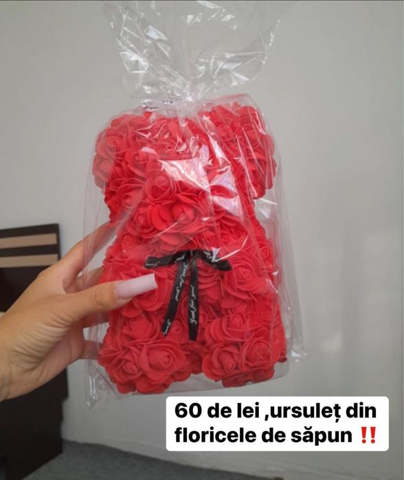 Ursulet din trandafiri parfumați