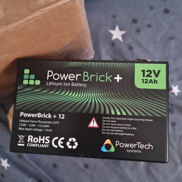 Baterie LiIon(LFP) 12v 12Ah foarte ușoară 1.5kg