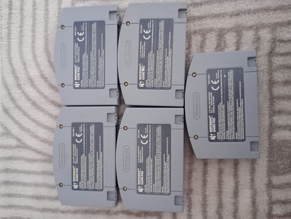 Vând lot 5 jocuri Nintendo 64 (PAL/EUR)