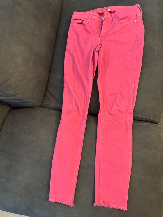 Дамски дънки розови