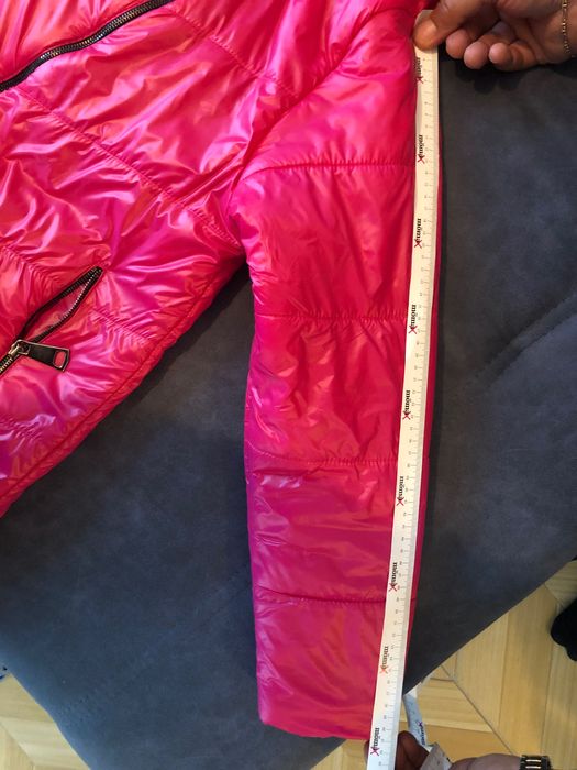 Дамско яке, асиметрично в розов цвят