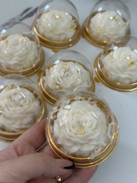 бюджетные бонбоньерки, свечи ароматные