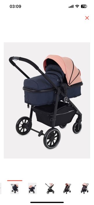 Коляска трансформер Rant Azure