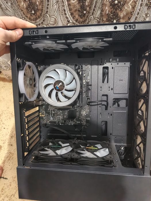Комплект: Процессор i3-13100F, плата MSI H610, кейс и монитор 27 редми