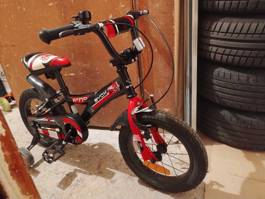 Детско колело с помощни гуми