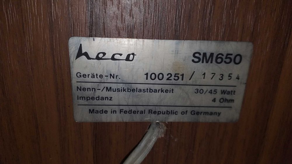 filtre boxe Heco SM 650  35w