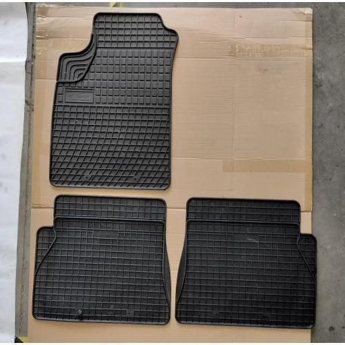 Set covorase auto din cauciuc Renault Kangoo 1 5loc 1998-2008, Negre, presuri BestAutoVest, negre, 3 buc. - Lipsa Dreapta Fata