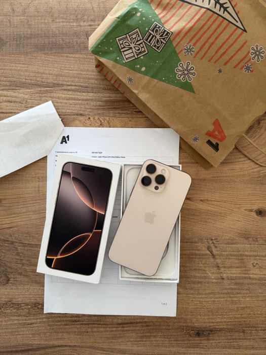 IPhone 16 PRO MAX A1 Гаранционен  ! Desert Titanium