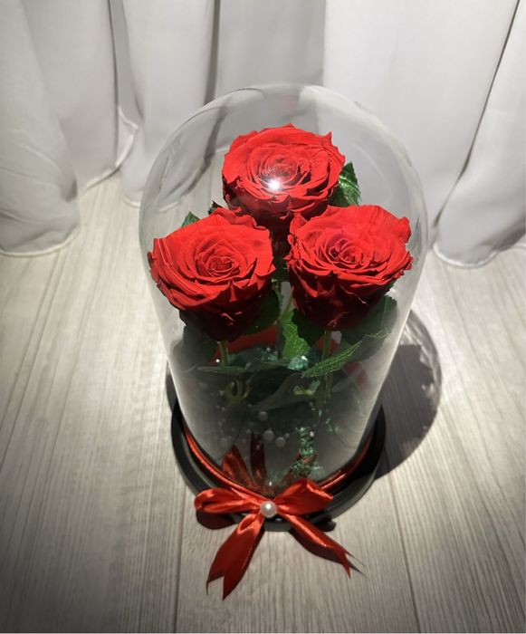 Trandafiri criogenati ursuleti in cutie cutii aranjament cadoul ideal