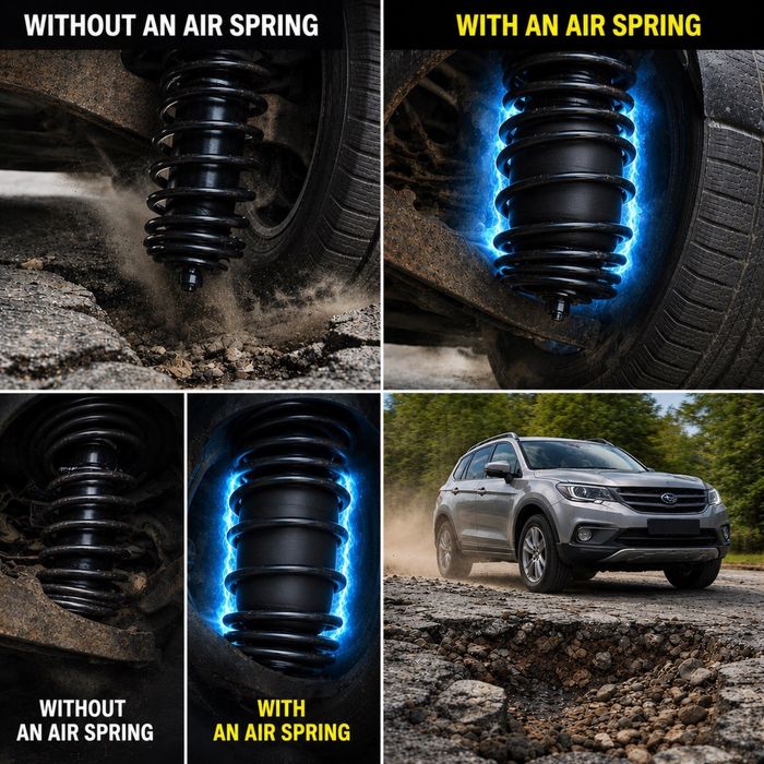 Въздушните възглавници в пружините Suzuki Grand Vitara Swift SX4 Vitara Jimny Ignis
