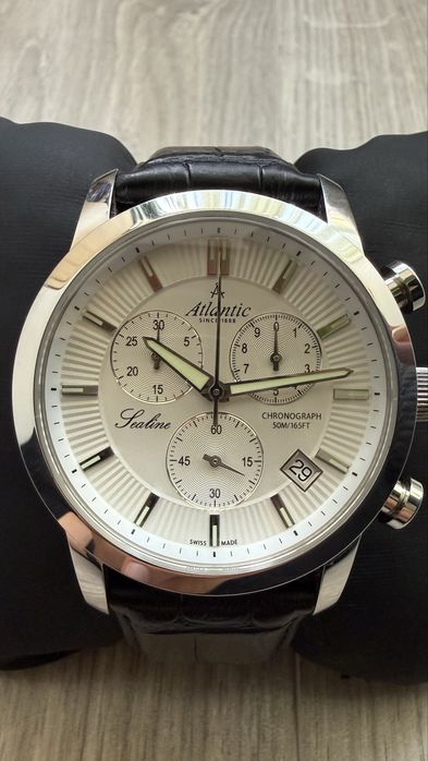 Atlantic Chronograph Crystal Safir
