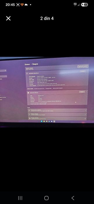 PC complet unitate și monitor plus periferice