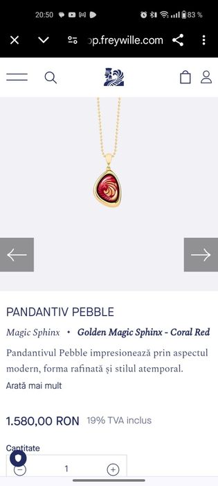 Lănțic cu pandantiv freywillie