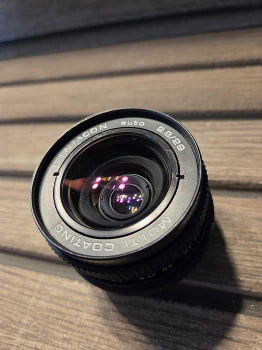 Obiectiv Pentacon Auto 29mm f/2.8 MC – Montură M42 – Made in GDR