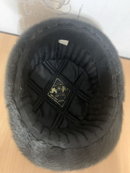 Шапка мужская из нерпы