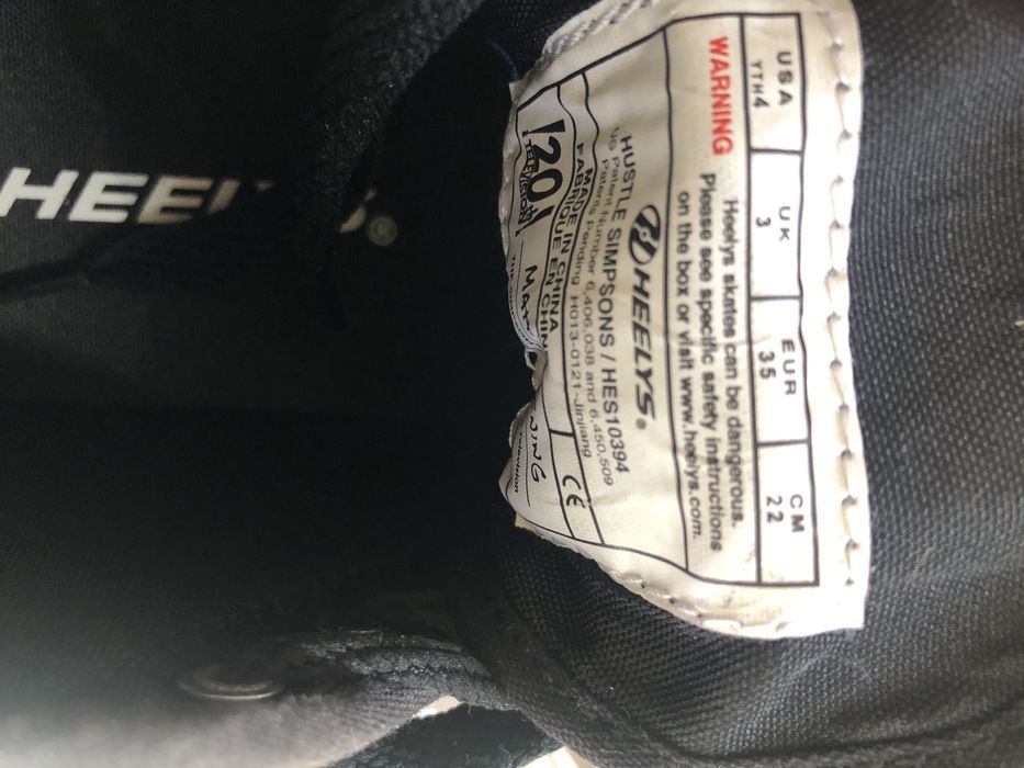 Ghete role copil Heelys X Simpsons Hustle Black