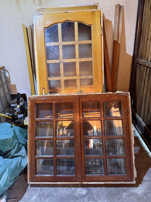 Vand usi stejar cu toc si ferestre