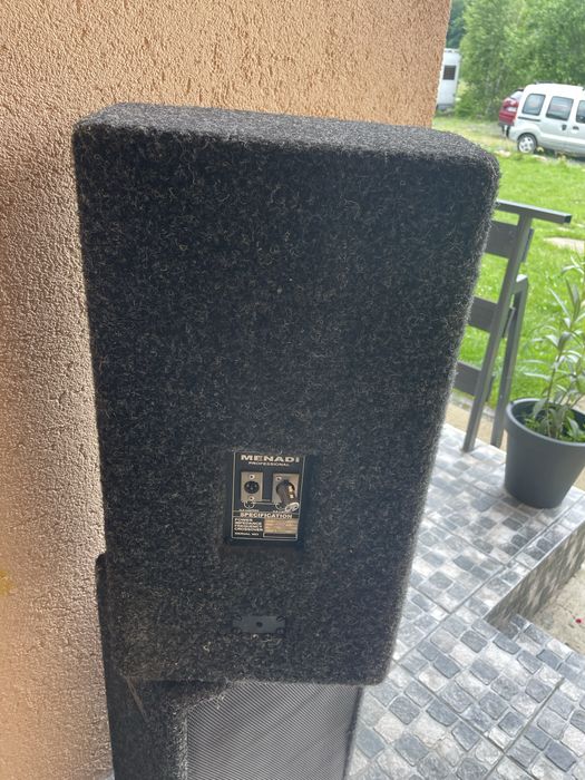 Boxe Menadi Profesional 200w , amplituner si cd Technics