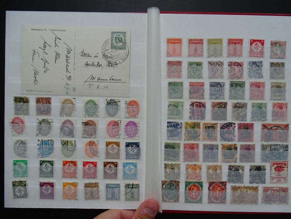Germania Reich 1900-1945, Clasor cu timbre vechi Stamp/Nestamp (Lot 80