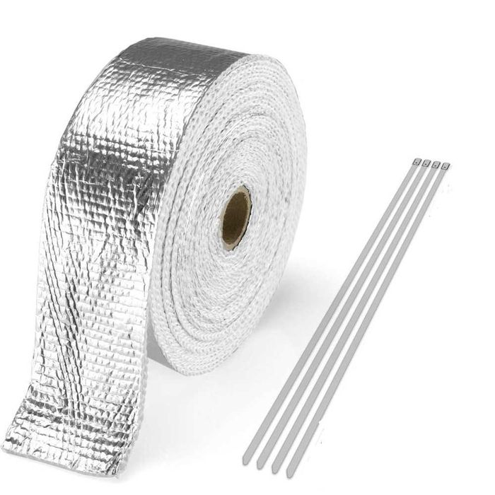 Термоизолационна лента за ауспух и колектори - 5 цвята/10 метра.