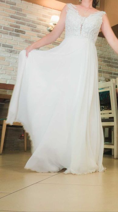 Булчинска рокля без обръч