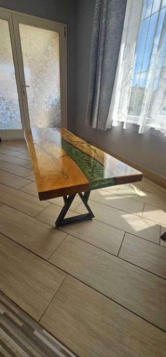 Masuța de cafea fag cu reșină