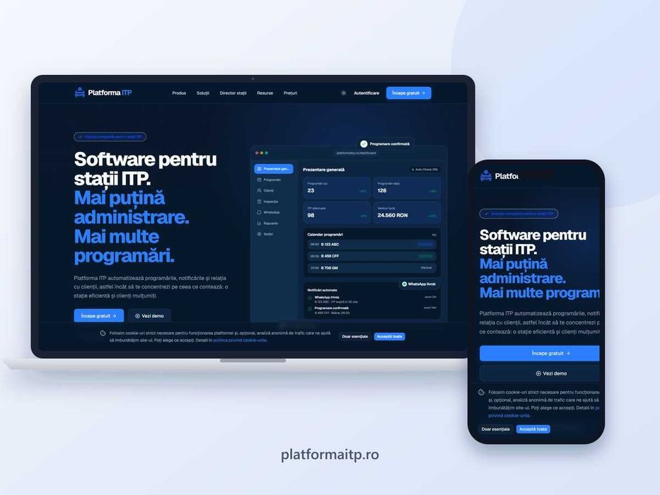 Creare site de prezentare pentru firma ta - NotiAds