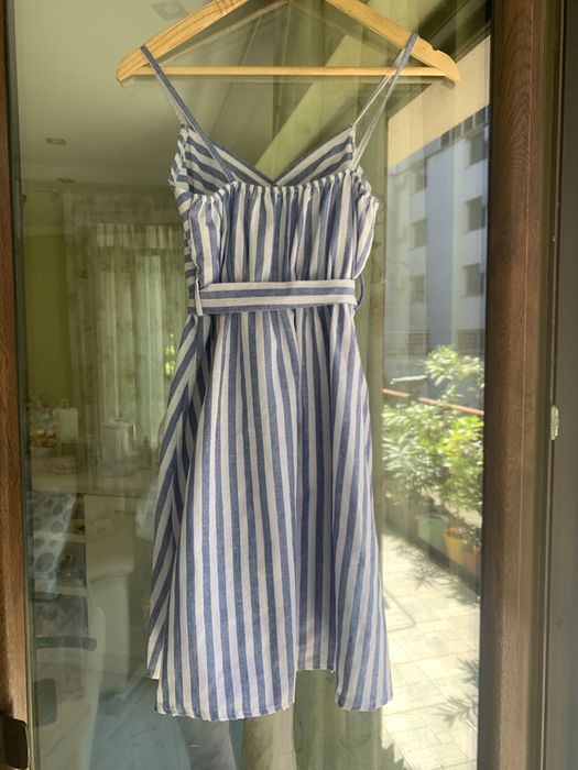 Рокля райе от памук