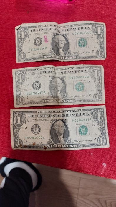 Dolari, Lira turceasca, Dinari si Ruble