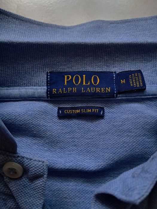 Оригинална мъжка поло тениска Polo Ralph Lauren | Размер M (Custom Slim Fit)
