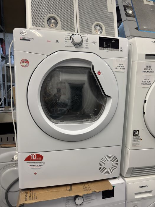 Uscător de rufe cu pompa de caldura Hoover HLE C8DE‑84