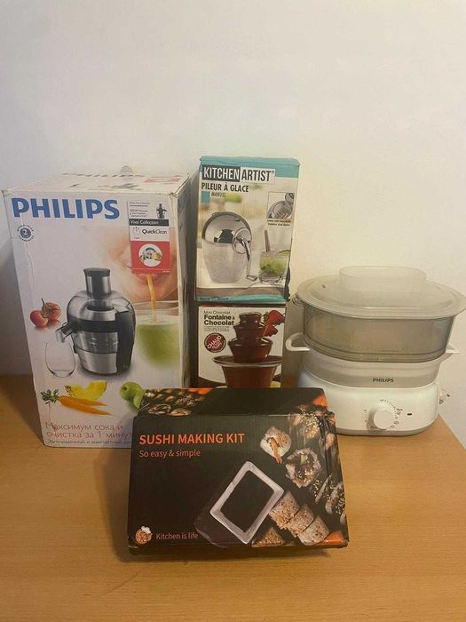 Vand pachet electrocasnice mici si ustensile bucatarie