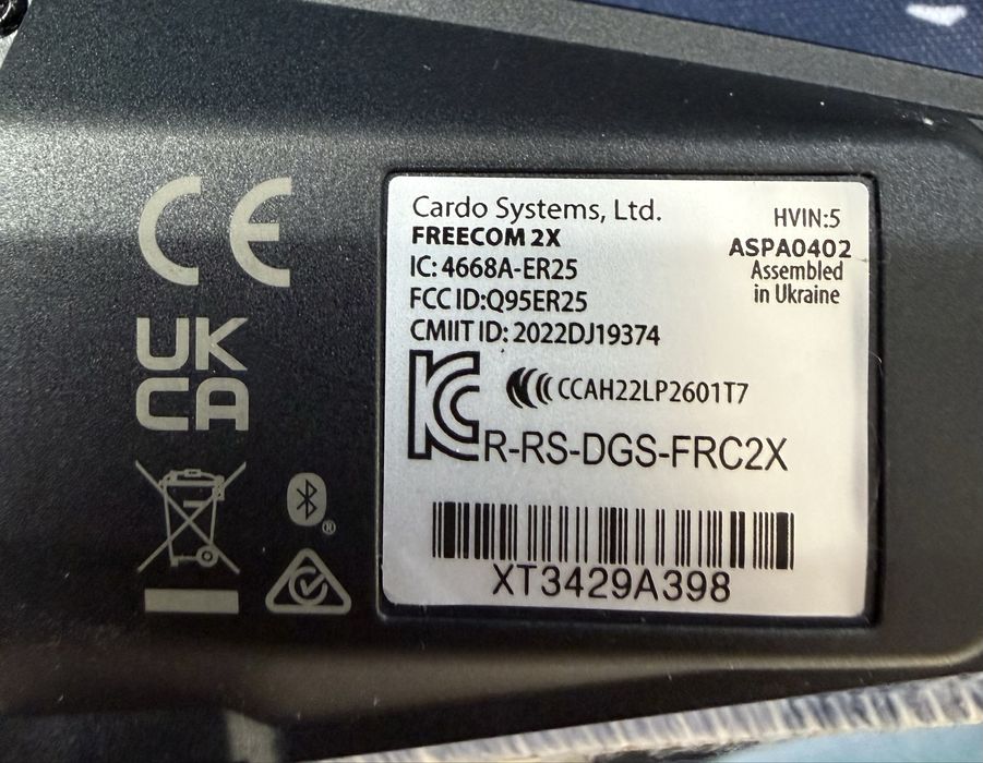 cardo freecom 2x интерком