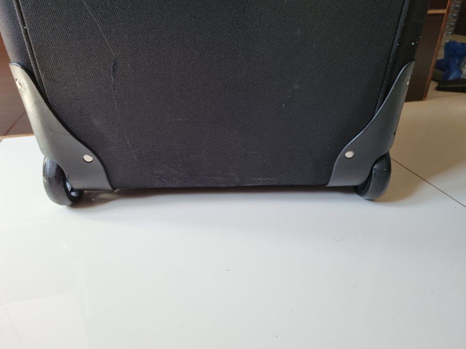 Troler voiaj SIROCCO cu două roti 60x40x25  material textil negru