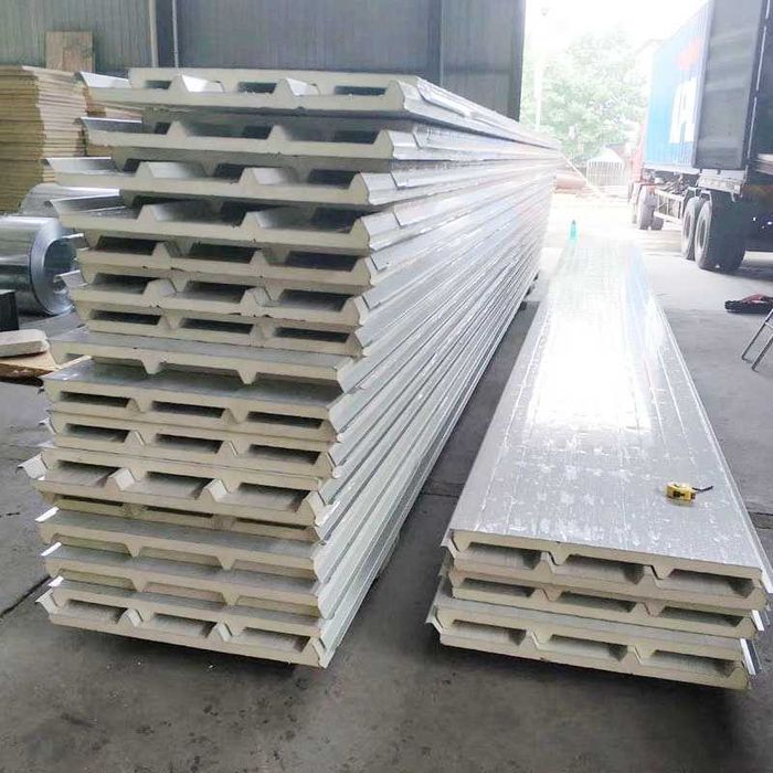 Сэндвич панели из профнастил, sendvich panel profnastildan tom v devor