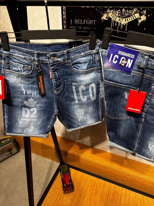 Bermude/Jeans Dsquared Icon Albastru!