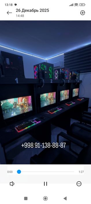 8 ta igrovoy komputerlar