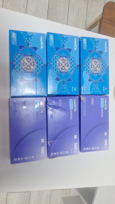 Продаю перчатки нитриловые размер М, L, S