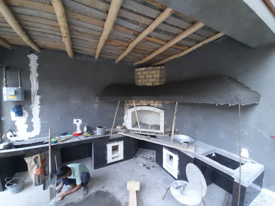 Строитель летний кухня