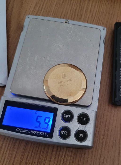 Ceas aur 18k Bulova automatic cronograf valjoux 7750