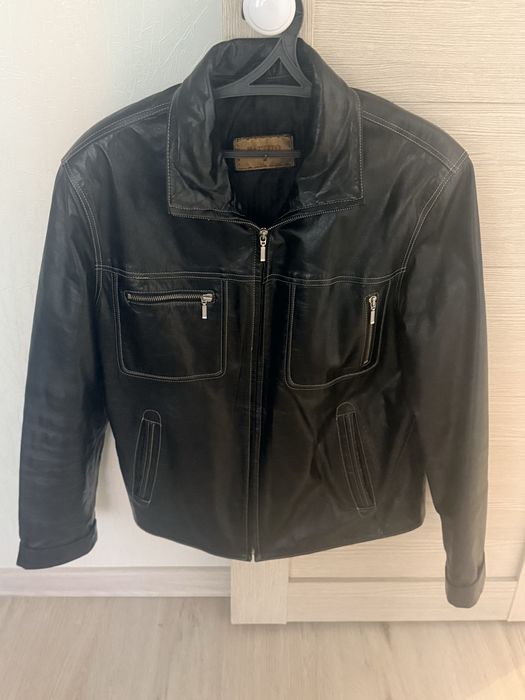 Кожанная куртка весенняя