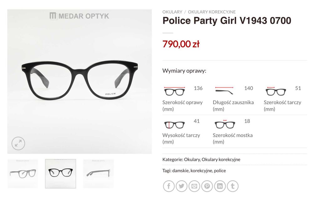 Ochelari Dama Rama Police Party Girl (Heliomat & Protectie PC)