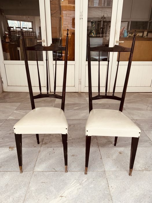 Шведски дизайнерски столове – 2 бр., скандинавски винтидж стил