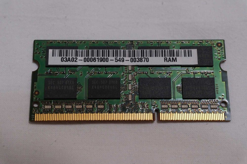 8GB DDR3 1600MHz laptop