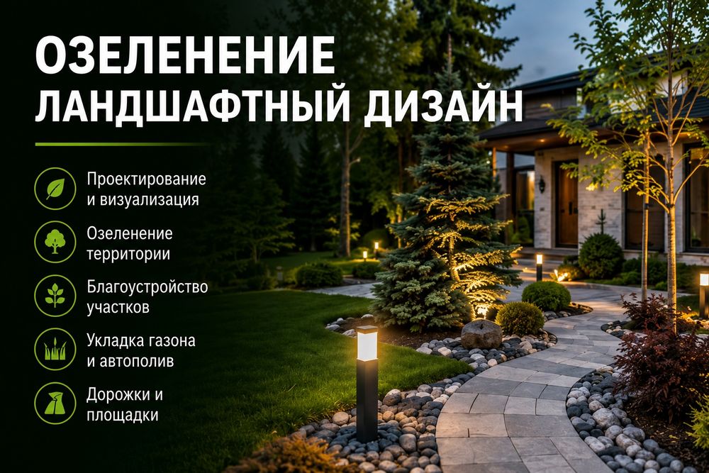 Озеленение дворов