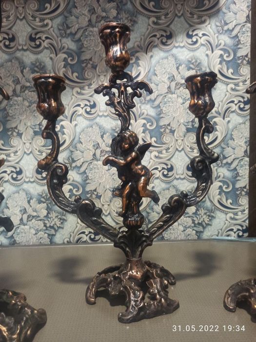 Подсвечники с ангелами продам