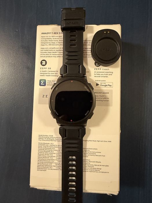 Ceas smartwatch Amazfit T Rex 3 Pro Black 44mm Garmin /  Huawei