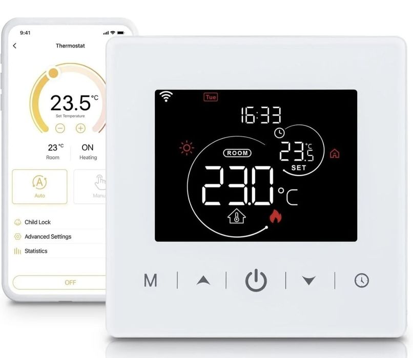 Termostat inteligent programabil BEOK BOT-R9V-WIFI